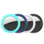 XDcase 4 coques de protection étanches en silicone avec broche, 4 PIÈCES (noir, blanc, bleu, vert), 4 PIÈCES (rouge, rose, violet, transparent)