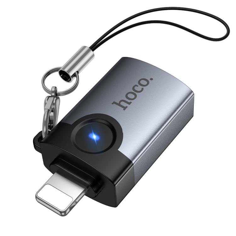 Adaptateur hoco Victory UA46 Mâle 8 broches vers USB Femelle, UA46