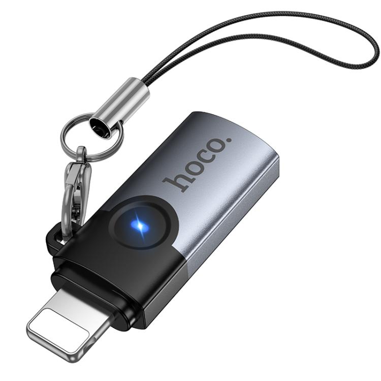 Adaptateur hoco Victory UA46A 8 broches mâle vers USB-C / Type-C femelle, UA46A