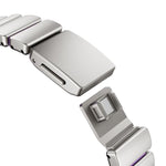 Bracelet de montre magnétique à boucle normande en acier inoxydable, taille à une perle, pour Apple Watch 46 mm / 49 mm / 45 mm / 44 mm, pour Apple Watch 42 mm / 41 mm / 40 mm / 38 mm