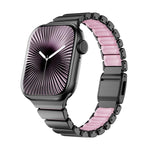 Bracelet de montre magnétique à boucle normande en acier inoxydable, taille à une perle, pour Apple Watch 46 mm / 49 mm / 45 mm / 44 mm, pour Apple Watch 42 mm / 41 mm / 40 mm / 38 mm