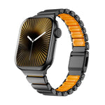 Bracelet de montre magnétique à boucle normande en acier inoxydable, taille à une perle, pour Apple Watch 46 mm / 49 mm / 45 mm / 44 mm, pour Apple Watch 42 mm / 41 mm / 40 mm / 38 mm