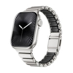 Bracelet de montre magnétique à boucle normande en acier inoxydable, taille à une perle, pour Apple Watch 46 mm / 49 mm / 45 mm / 44 mm, pour Apple Watch 42 mm / 41 mm / 40 mm / 38 mm