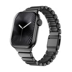Bracelet de montre magnétique à boucle normande en acier inoxydable, taille à une perle, pour Apple Watch 46 mm / 49 mm / 45 mm / 44 mm, pour Apple Watch 42 mm / 41 mm / 40 mm / 38 mm