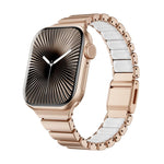 Bracelet de montre magnétique à boucle normande en acier inoxydable, taille à une perle, pour Apple Watch 46 mm / 49 mm / 45 mm / 44 mm, pour Apple Watch 42 mm / 41 mm / 40 mm / 38 mm