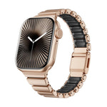 Bracelet de montre magnétique à boucle normande en acier inoxydable, taille à une perle, pour Apple Watch 46 mm / 49 mm / 45 mm / 44 mm, pour Apple Watch 42 mm / 41 mm / 40 mm / 38 mm