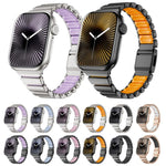 Bracelet de montre magnétique à boucle normande en acier inoxydable, taille à une perle, pour Apple Watch 46 mm / 49 mm / 45 mm / 44 mm, pour Apple Watch 42 mm / 41 mm / 40 mm / 38 mm
