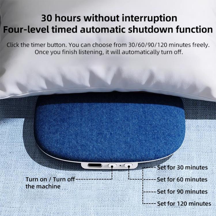 Haut-parleur Bluetooth sans fil intelligent X6 Pro APP édition coussin pour dormir