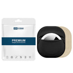 Housse de protection XDcase en tissu élastique, conception avec porte-cartes adhésif au dos, pour AirTag 2ème génération / 1ère génération