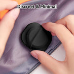Housse de protection XDcase en tissu élastique, conception avec porte-cartes adhésif au dos, pour AirTag 2ème génération / 1ère génération