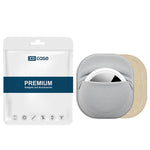 Housse de protection XDcase en tissu élastique, conception avec porte-cartes adhésif au dos, pour AirTag 2ème génération / 1ère génération