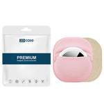 Housse de protection XDcase en tissu élastique, conception avec porte-cartes adhésif au dos, pour AirTag 2ème génération / 1ère génération