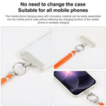 Lanière de téléphone portable à bandoulière, épaisseur 6 mm, longueur réglable