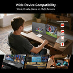 Moniteur portable d'extension à double écran Blackview DCM6 14 pouces avec support, DCM6