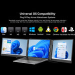 Moniteur portable d'extension à double écran Blackview DCM6 14 pouces avec support, DCM6