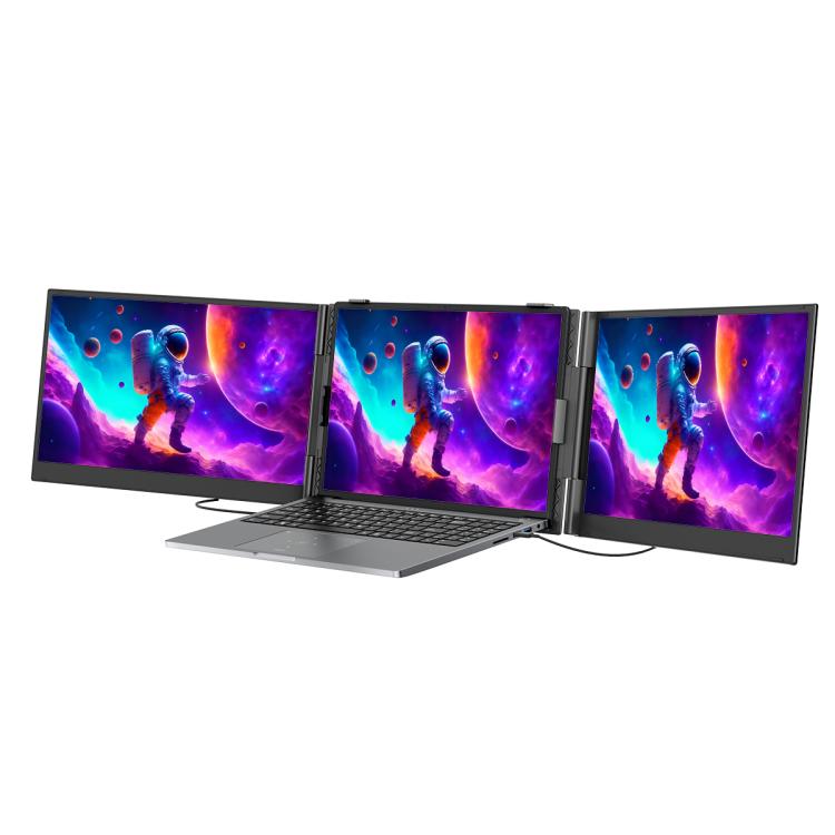 Moniteurs LCD portables à double affichage Blackview DCM8 15,3 pouces avec support, DCM8