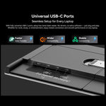 Moniteurs LCD portables à double affichage Blackview DCM8 15,3 pouces avec support, DCM8