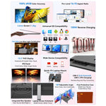 Moniteur d'extension portable à double écran Blackview DCM8 Pro 15,3 pouces pour ordinateurs portables 14-17,3 pouces
