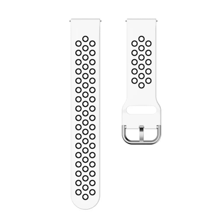 Bracelet de montre de remplacement en silicone bicolore pour Samsung Galaxy Watch Active2 44 mm
