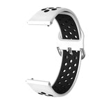 Bracelet de montre de remplacement en silicone bicolore pour Samsung Galaxy Watch Active2 44 mm