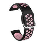 Bracelet de montre de remplacement en silicone bicolore pour Samsung Galaxy Watch Active2 44 mm
