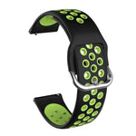 Bracelet de montre de remplacement en silicone bicolore pour Samsung Galaxy Watch Active2 44 mm