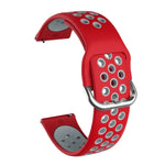 Bracelet de montre de remplacement en silicone bicolore pour Samsung Galaxy Watch Active2 44 mm