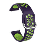 Bracelet de montre de remplacement en silicone bicolore pour Samsung Galaxy Watch Active2 44 mm