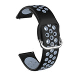Bracelet de montre de remplacement en silicone bicolore pour Samsung Galaxy Watch Active2 44 mm