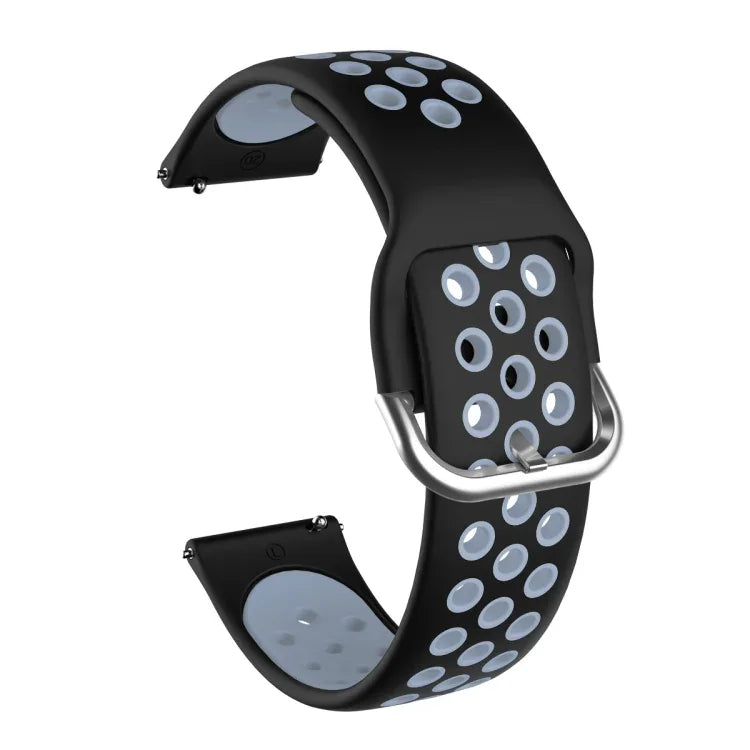 Bracelet de montre de remplacement en silicone bicolore pour Samsung Galaxy Watch Active2 44 mm