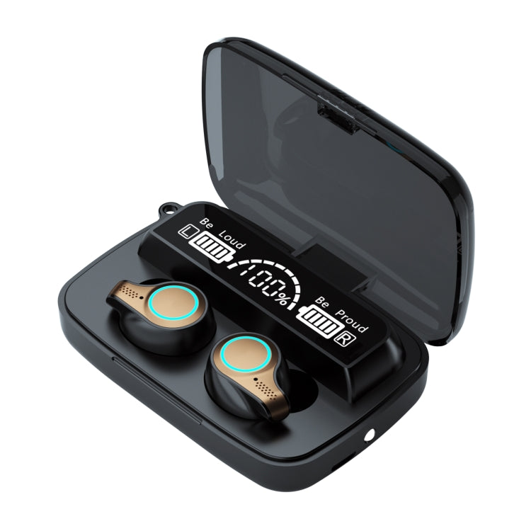 Écouteur Bluetooth étanche M18 Bluetooth 5.1 avec écran LED et boîtier de charge, M18