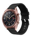 Pour bracelet de remplacement en silicone à trois rangées de trous pour Samsung Galaxy Watch 3 41 mm, pour Samsung Galaxy Watch 3 41 mm
