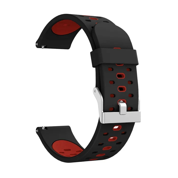 Pour bracelet de remplacement en silicone à trois rangées de trous pour Samsung Galaxy Watch 3 41 mm, pour Samsung Galaxy Watch 3 41 mm