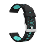 Pour bracelet de remplacement en silicone à trois rangées de trous pour Samsung Galaxy Watch 3 41 mm, pour Samsung Galaxy Watch 3 41 mm