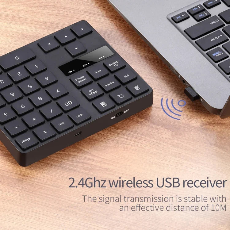 533 35 touches 2.4G Clavier numérique ultra-plat à chargement sans fil