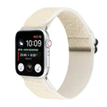 Bracelet en nylon de couleur unie pour Apple Watch Series 6 et SE et 5 et 4 40 mm / 3 et 2 et 1 38 mm, pour Apple Watch Series 7 41 mm / 6 et SE et 5 et 4 40 mm / 3 et 2 et 1 38 mm