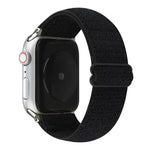 Bracelet en nylon de couleur unie pour Apple Watch Series 6 et SE et 5 et 4 40 mm / 3 et 2 et 1 38 mm, pour Apple Watch Series 7 41 mm / 6 et SE et 5 et 4 40 mm / 3 et 2 et 1 38 mm