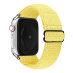 Bracelet en nylon de couleur unie pour Apple Watch Series 6 et SE et 5 et 4 40 mm / 3 et 2 et 1 38 mm, pour Apple Watch Series 7 41 mm / 6 et SE et 5 et 4 40 mm / 3 et 2 et 1 38 mm