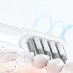 2 pièces/lot de têtes de rechange originales pour brosse à dents électrique à ondes acoustiques étanche Xiaomi Youpin SO WHITE HC0196, tête de rechange pour brosse à dents