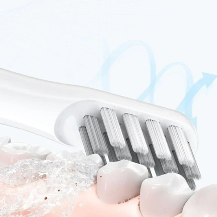 2 pièces/lot de têtes de rechange originales pour brosse à dents électrique à ondes acoustiques étanche Xiaomi Youpin SO WHITE HC0196, tête de rechange pour brosse à dents