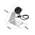 Pour Samsung R800 / Galaxy Watch Support de Chargeur Magnétique Universel en Alliage d'Aluminium avec Protection de Puce, Supporte la Charge Rapide, Pour Samsung R800