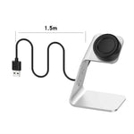 Pour Samsung R800 / Galaxy Watch Support de Chargeur Magnétique Universel en Alliage d'Aluminium avec Protection de Puce, Supporte la Charge Rapide, Pour Samsung R800