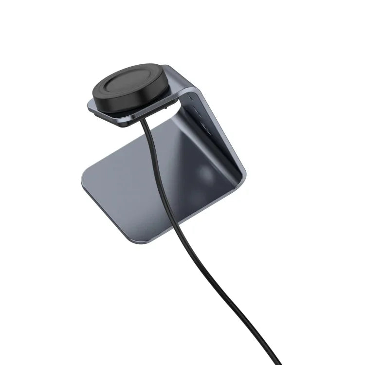 Pour Samsung R800 / Galaxy Watch Support de Chargeur Magnétique Universel en Alliage d'Aluminium avec Protection de Puce, Supporte la Charge Rapide, Pour Samsung R800