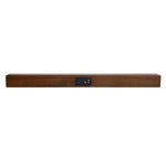 Enceinte Bluetooth 4.2 en Bois avec Subwoofer D90 et Télécommande, Support Carte TF & AUX 3,5mm Coaxial & Fibre Optique & Clé USB, Subwoofer D90+