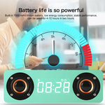 Enceinte Bluetooth 4.2 en Bois avec Subwoofer M5, Support Carte TF & AUX 3,5mm & Radio FM