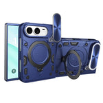 CD Texture Sliding Camshield Magnetic Holder Phone Case, For iPhone Duo