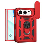 Sliding Camera Cover Design TPU+PC Phone Case, For iPhone Duo