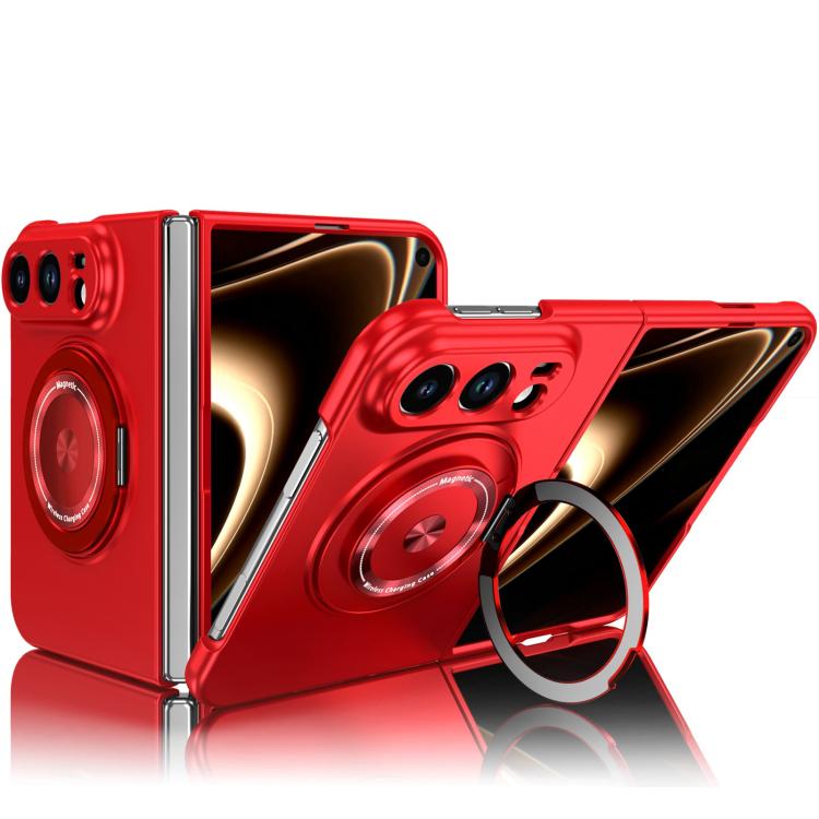 360 Rotation Ring Holder MagSafe Shockproof PC Phone Case, For iPhone Duo