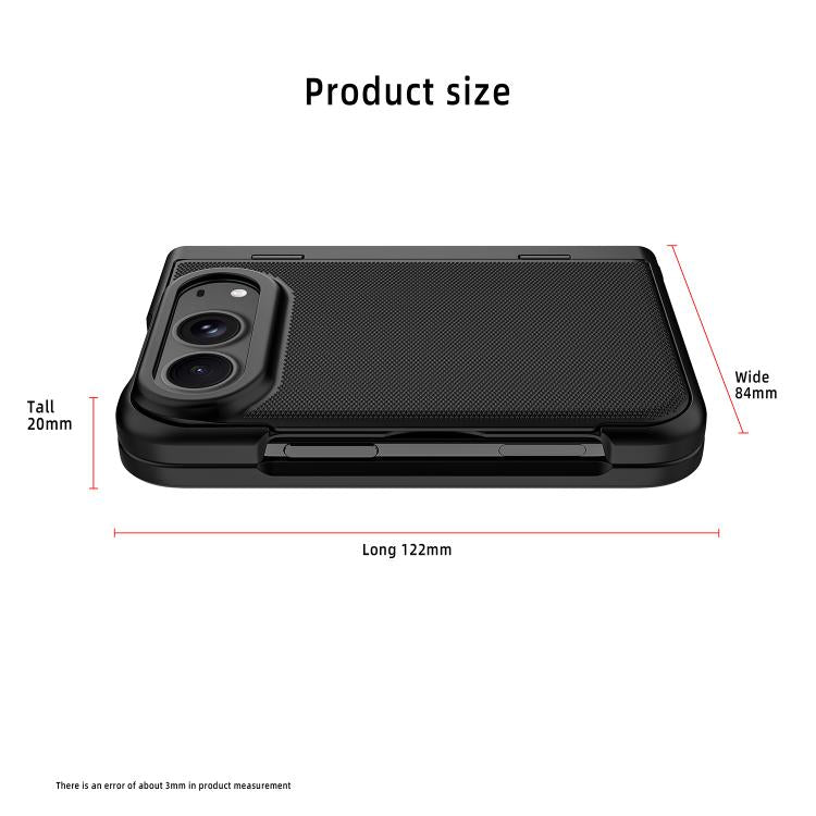 Integrated Flip Cover Holder Spray-Coated Finish Phone Case, For iPhone Duo