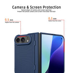Integrated Flip Cover Holder Spray-Coated Finish Phone Case, For iPhone Duo